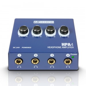 LD Systems HPA4, 4-Channel Headphone Amplifier