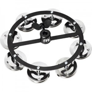 Meinl HTHH1BK Hi Hat Tambourine with Single Row - Black