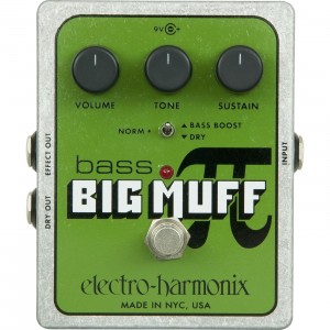 Electro Harmonix Bass Big Muff Pi, Distortion/Sustainer Pedal