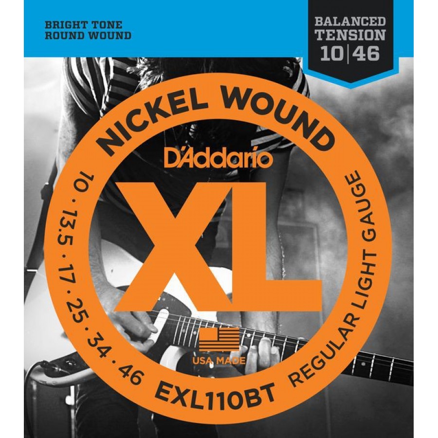 D'Addario EXL110BT Balanced Tension Lite Electric Strings (.010-.046)