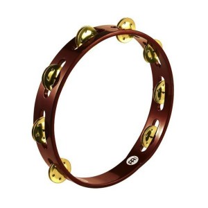 Meinl TA1B-AB Tambourine, Brass Jingles - African Brown Meinl TA1B-AB Tambourine, Brass Jingles - African Brown