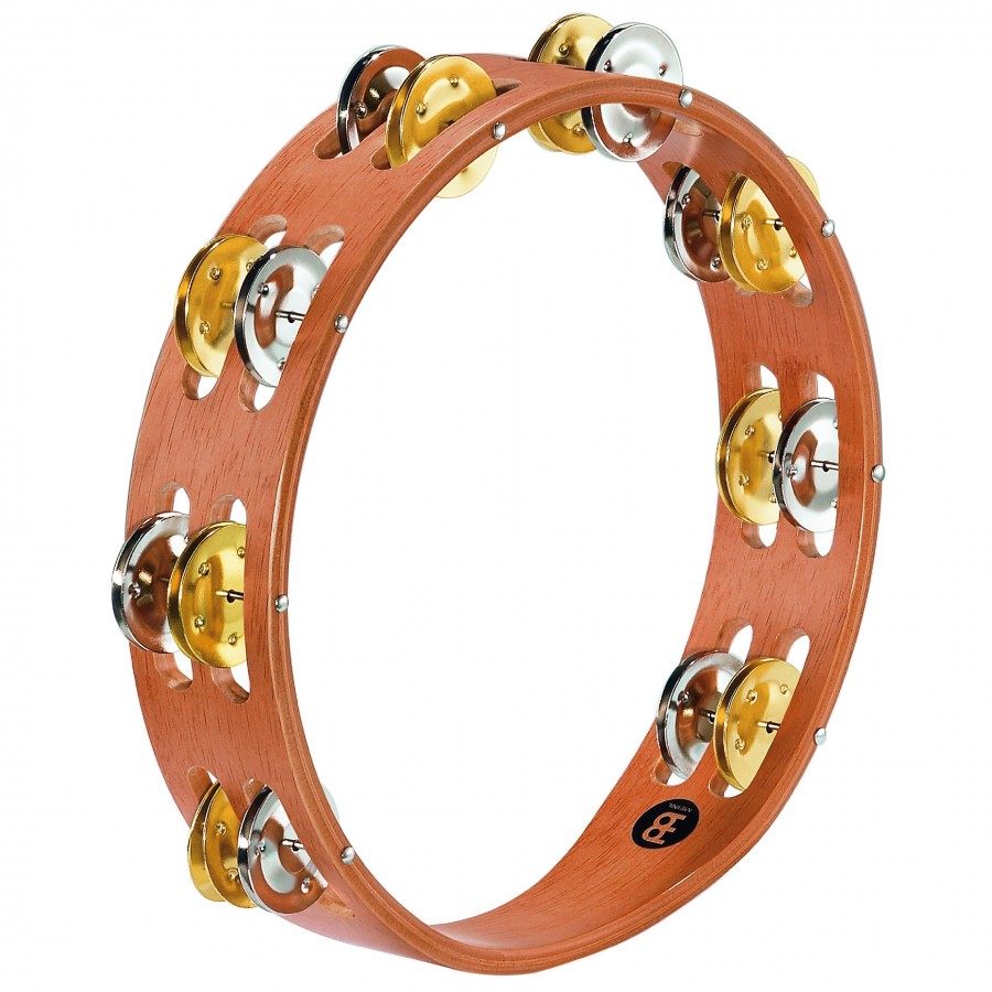 Meinl TA2M-SNT Tambourine, Dual Alloy Jingles