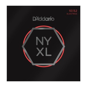 D'Addario NYXL1052 Nickel Wound Light Top Heavy Bottom Electric Strings (.010-.052)