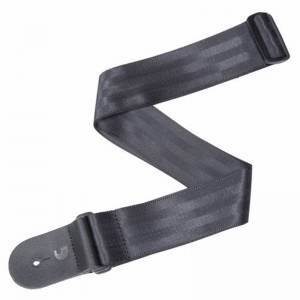 Planet Waves 50mm Seat Belt Guitar Strap, Black