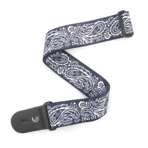 Planet Waves 2 Inch Woven Guitar Strap - Paisley Blue