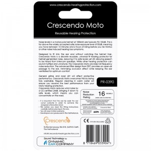 Crescendo Moto Hearing Protection