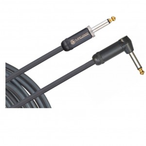 Planet Waves PW-AMSGRA-20 American Stage Instrument Cable, Right Angle, 20'