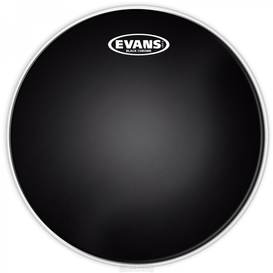 Evans Black Chrome Tom Head - 10
