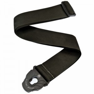 Planet Waves Planet Lock Guitar Strap, Polypropylene, Black