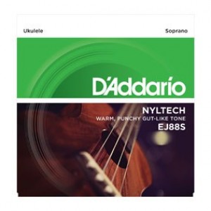 D'Addario EJ88S Pro-Arté Nyltech Ukulele Strings (.024-.026) Soprano