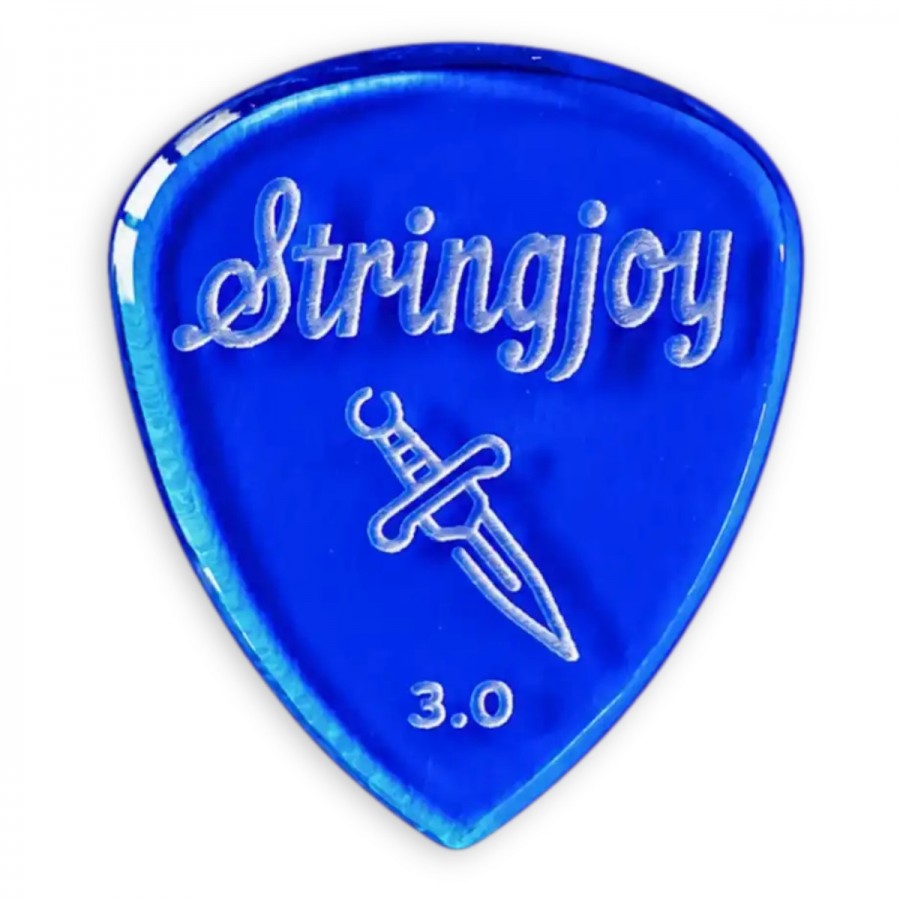 Stringjoy 3.0mm Dagger Acrylic Picks - 2 Pack