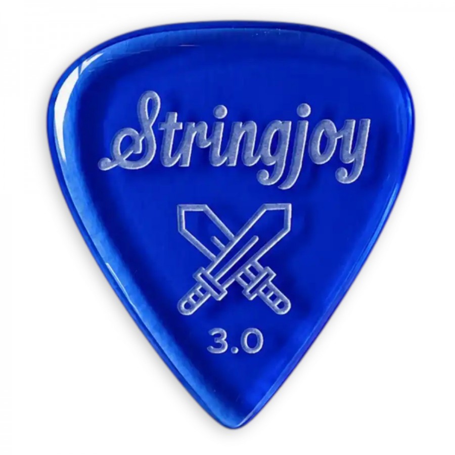 Stringjoy 3.0mm Longsword Acrylic Picks - 2 pack