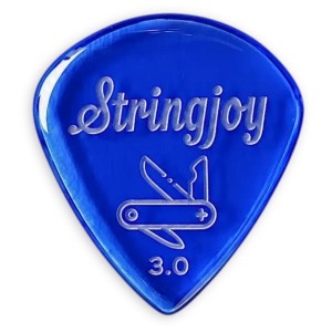 Stringjoy 3.0mm Pocketknife Acrylic Picks - 2 pack