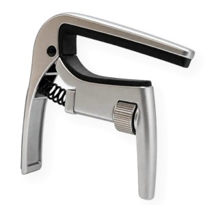 Stringjoy Sweetspot Buzz-Free Adjustable Tension Capo - Silver