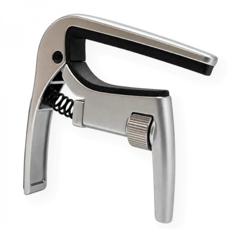 Stringjoy Sweetspot Buzz-Free Adjustable Tension Capo - Silver