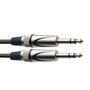Stagg SAC3PS DL 3m/10ft Deluxe Audio Cable 6.35mm Stereo Jack - 6.35 mm Jack (M/M)