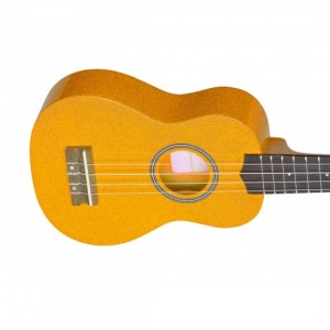 Stagg US-LEMON Soprano Ukulele, Yellow, With Gig Bag