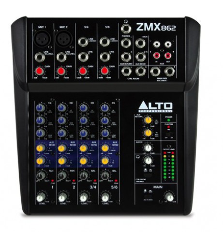 Alto ZEPHYR ZMX862 6-channel Mixer Alto ZEPHYR ZMX862 6-channel Mixer
