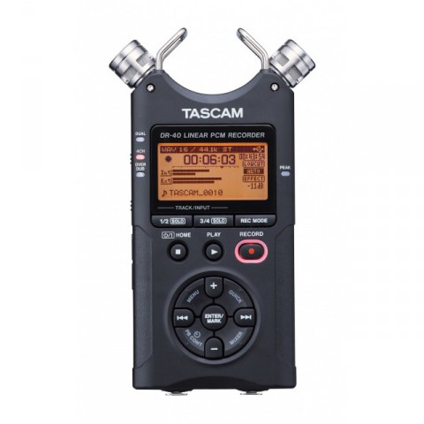 TASCAM DR-40 4-Track Portable Digital Recorder TASCAM DR-40 4-Track Portable Digital Recorder