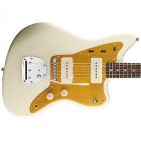 Fender Squier J Mascis Jazzmaster Rosewood Fingerboard - Vintage White Fender Squier J Mascis Jazzmaster Rosewood Fingerboard - Vintage White