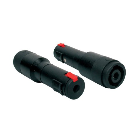 Boston SPKA-60 adaptor, speaker 4-pole male black metal, 6,3mm jack female st.+lock Boston SPKA-60 adaptor, speaker 4-pole male black metal, 6,3mm jack female st.+lock