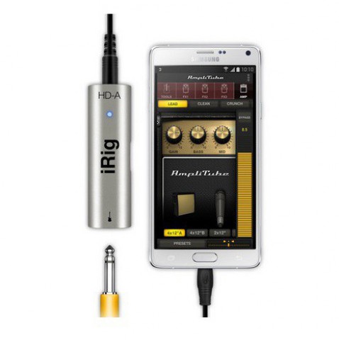 IK Multimedia iRig HD-A Digital Guitar Interface for Android IK Multimedia iRig HD-A Digital Guitar Interface for Android