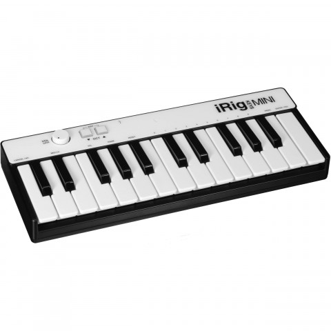 IK Multimedia iRig Keys Mini 25 MIDI keyboard controller for iOS, Android & Mac/PC. Lightning, USB-OTG and USB IK Multimedia iRig Keys Mini 25 MIDI keyboard controller for iOS, Android & Mac/PC. Lightning, USB-OTG and USB