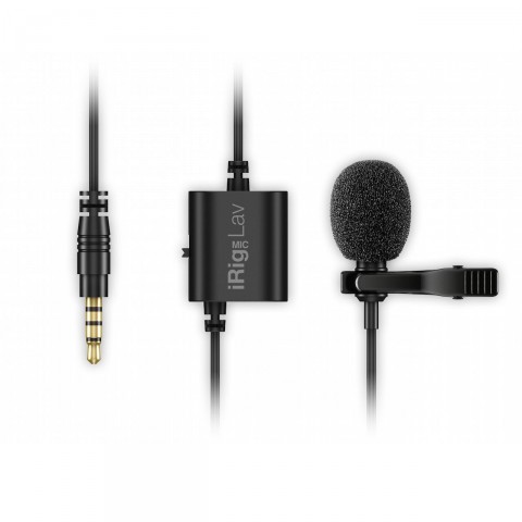 IK Multimedia iRig Mic Lav Lavalier/lapel/clip-on Microphone for Mobile Devices IK Multimedia iRig Mic Lav Lavalier/lapel/clip-on Microphone for Mobile Devices