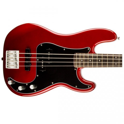 Squier Vintage Modified Precision PJ Bass Rosewood - Candy Apple Red