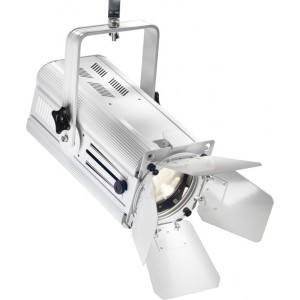 200-watt wash spotlight, warm light, white metal case (Wash 200)