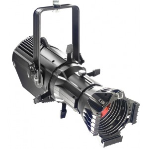 180-watt profile stage light, black plastic case (Fixed Lens Spot 180 RGBW)