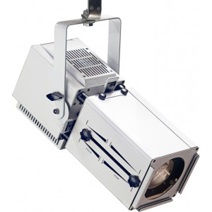 60-watt profile mini spotlight, warm light, white metal case (Mini Spot 60)