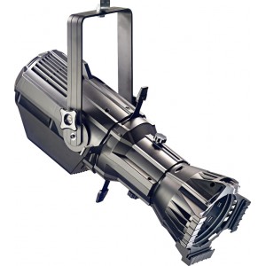 200-watt profile stage light, daylight, black plastic case (Fixed Lens Spot 200)