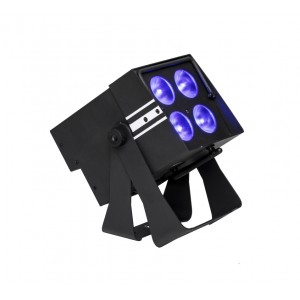 Battery-powered PARcan 4 x 8-watt (6 in 1) LED with wireless DMX