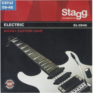 Nickel plated steel set of strings for Electric guitar