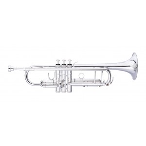 Bb trumpet, ML-bore, leadpipe in gold brass
