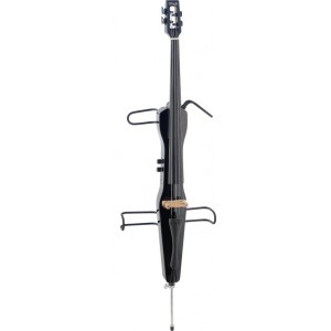 4/4 electric cello with gigbag, black