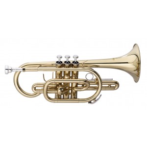 Bb-Cornet, ML-bore, Brass body material