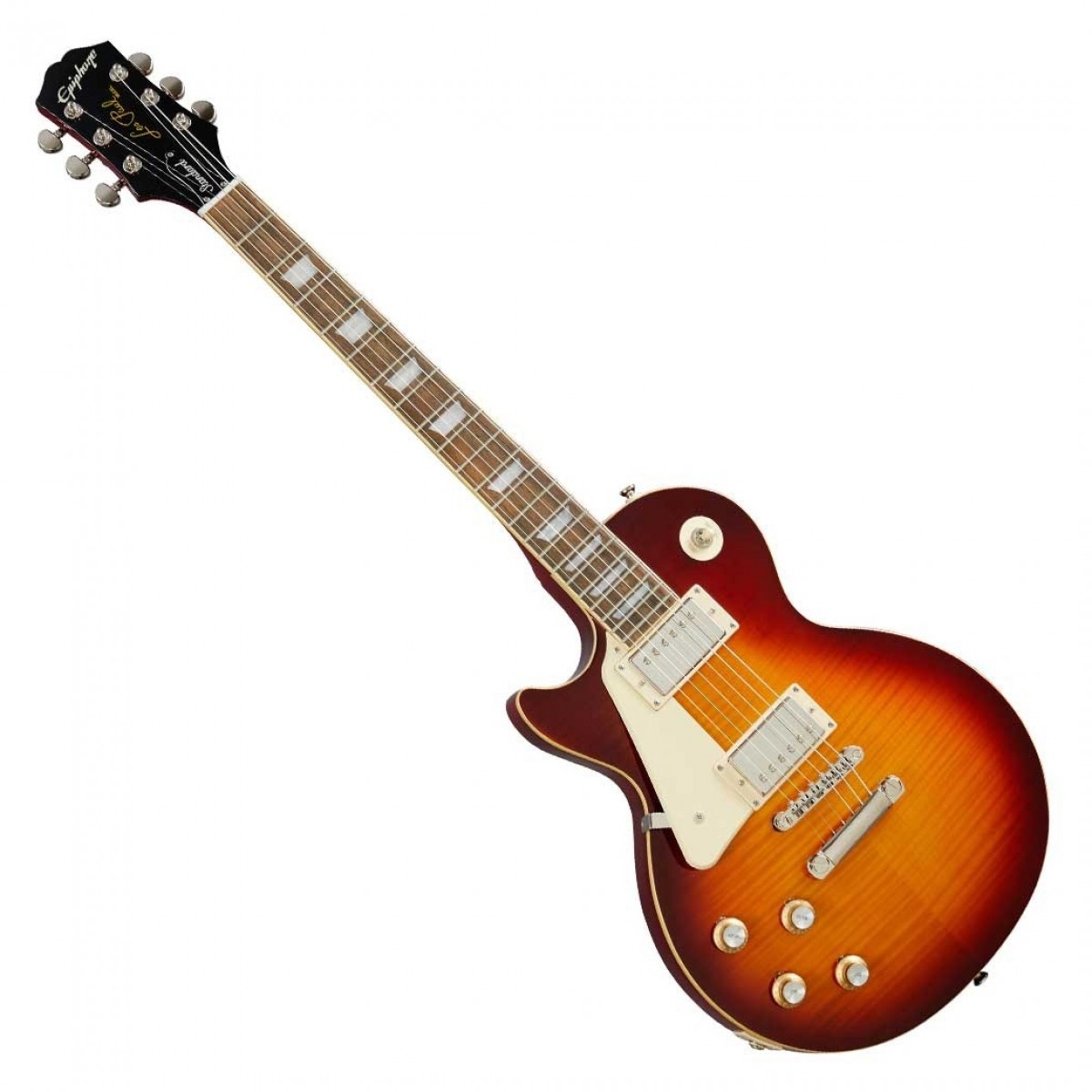 epiphone les paul standard plustop pro desert burst