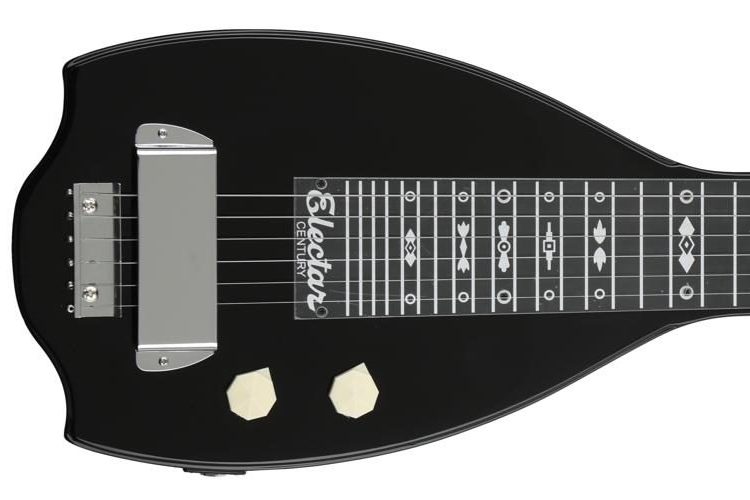 Epiphone Electar Century 1939 Lap Steel Outfit, Ebony
