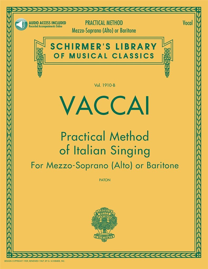 Practical Method of Italian Singing Nicola Vaccai